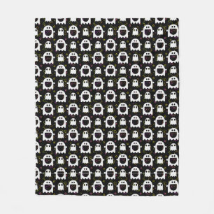 Black Ghost Fleece Deken