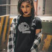 Black Ghost Hunting Paranormal Skull Vrouwen T-shirt