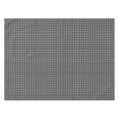 Black Gingham Check Tafelkleed (Voorkant (Horizontaal))