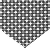 Black Gingham Check Tafelkleed (Gekanteld)