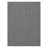 Black Gingham Check Tafelkleed (Voorkant)