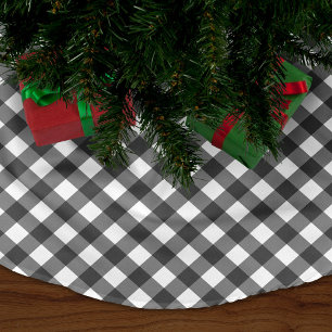 Black Gingham Kerstboom Rok