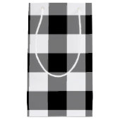 Black Gingham Klein Cadeauzakje (Voorkant)