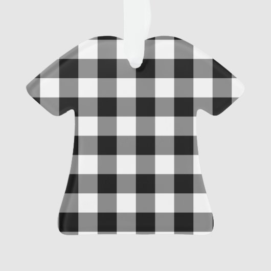 Black Gingham Ornament (voorkant)