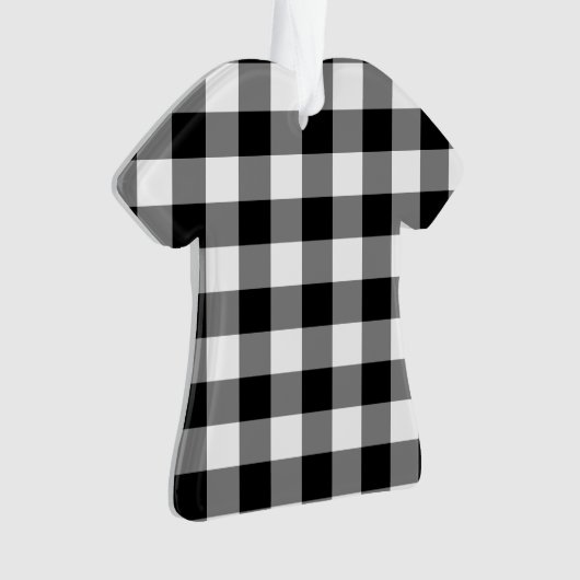 Black Gingham Ornament (voorkant)