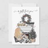 Black Gingham Pset Corporate Kerstmis (Voorkant)