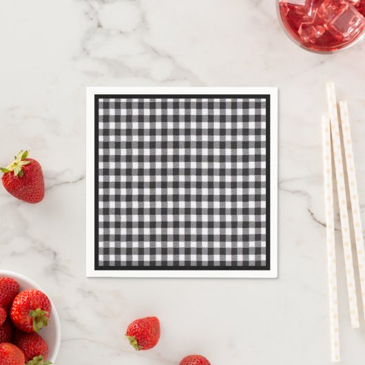 Black Gingham Servet (Insitu)