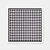 Black Gingham Servet (Voorkant)