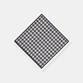 Black Gingham Servet (Hoek)