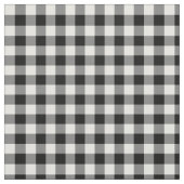 Black Gingham Stof (Swatch)