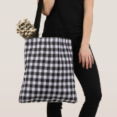 Black Gingham Tote Bag (Dichtbij)