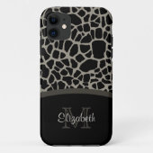 Black Giraffe Pattern Case-Mate iPhone Case (Achterkant)