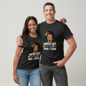 Black Girl 8e klas eerste schooldag, terug naar sc T-shirt (Unisex)