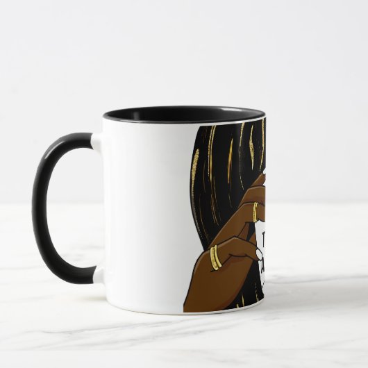 Black Girl Afro American Woman Inspirational Quote Mok (Links)