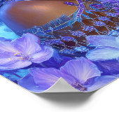 Black Girl Black Queen Fantasy Art Elf Goddess Poster (Hoek)