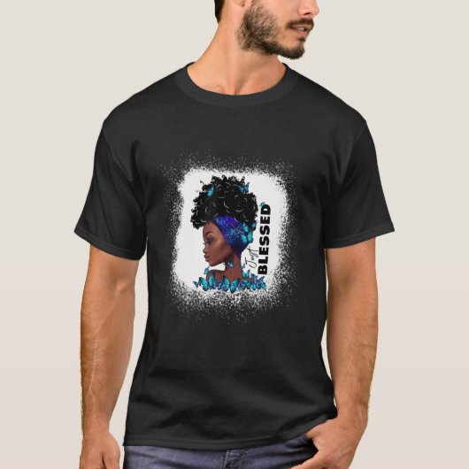 Black Girl Christelijk Black Queen Afro African Ju T-shirt (Voorkant)