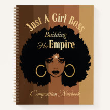 Black Girl Composition Notitieboek