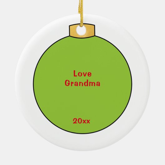 Black Girl Elf Keramisch Ornament (Achterkant)