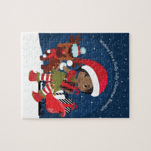 Black Girl Elf Legpuzzel (Horizontaal)