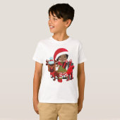 Black Girl Elf T-shirt (Voorkant volledig)