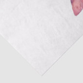 Black Girl Fairy Pink Peonies Waterverf Tissuepapier (Detail)