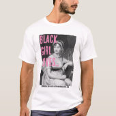 Black Girl houdt van basic T-shirt met Jane Austen (Voorkant)