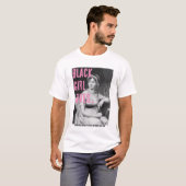 Black Girl houdt van basic T-shirt met Jane Austen (Voorkant volledig)