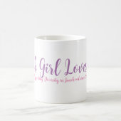 Black Girl houdt van Jane Classic Mok in het wit (Center)