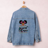 Black Girl Magic African Melanin Kinder Tod Denim Jacket (Hangar)