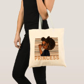 Black Girl Magic African Melanin Princess Tote Bag (Voorkant (product))