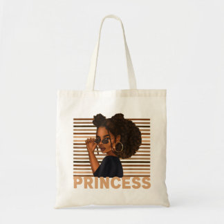 Black Girl Magic African Melanin Princess Tote Bag