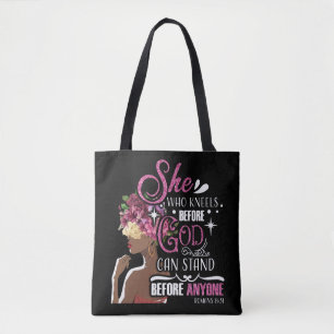Black Girl Magic Afro Women Tote Bag