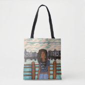 Black Girl Magic bag Tote Bag (Voorkant)