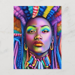 Black Girl Magic Birthday Sista Melanin Woman Briefkaart