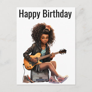 Black Girl Magic Birthday Sista Melanin Woman Feestdagenkaart