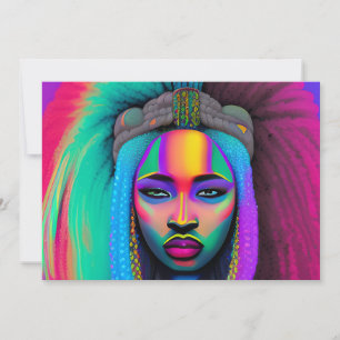 Black Girl Magic Birthday Sista Melanin Woman Kaart