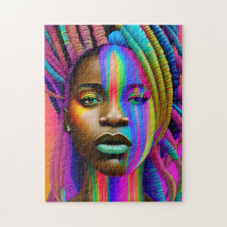 Black Girl Magic Birthday Sista Melanin Woman Legpuzzel