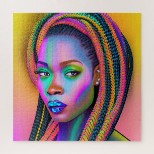 Black Girl Magic Birthday Sista Melanin Woman Legpuzzel