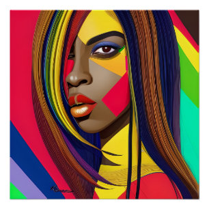 Black Girl Magic Birthday Sista Melanin Woman Perfect Poster