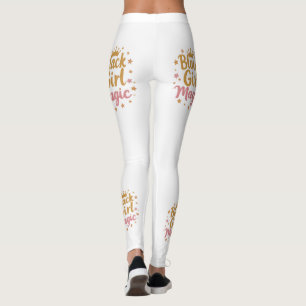 Black Girl Magic Black Geschiedenis maand Leggings