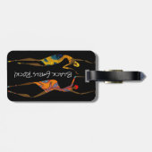 Black Girl Magic-Black Girls Rock Bagagelabel (Achterkant horizontaal)