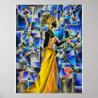 Black Girl Magic - BluBerry Isis-Poster Poster