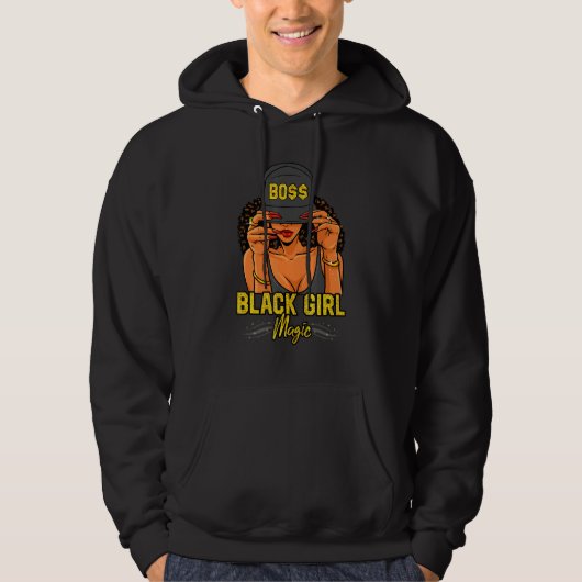 Black Girl Magic Bo Woman Hoodie (Voorkant)