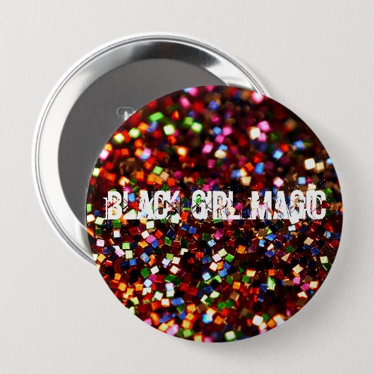 Black Girl Magic Button (Voorkant /achterkant)