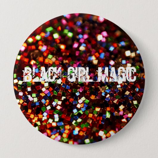 Black Girl Magic Button (Voorkant)