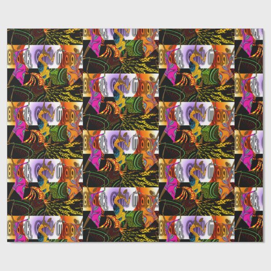 "Black Girl Magic" Cadeaupapier (Vlak)