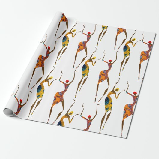 Black Girl Magic Cadeaupapier (Uitgerold)