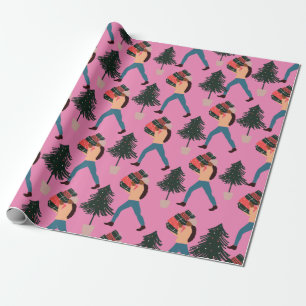 Black Girl Magic Holiday Cadeaupapier