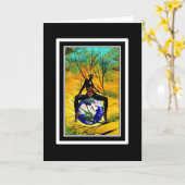 Black Girl Magic Kaart (Gele Bloem)