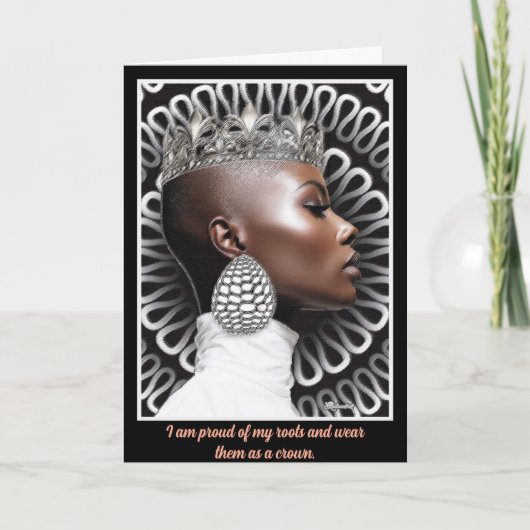 Black Girl Magic Kaart (Voorkant)